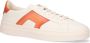 Santoni Dubbele Gesp Leren Sneakers Multicolor Dames - Thumbnail 2