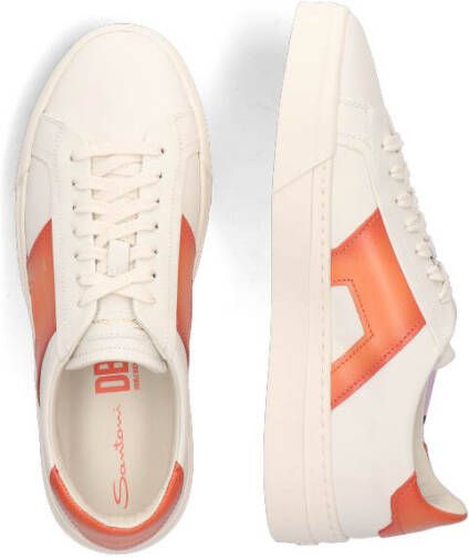 Santoni 21779 Wit Oranje