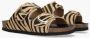 SCHOLL Slippers Dames Noelle Print Led Maat: 37 Materiaal: Ponyhair Kleur: Beige - Thumbnail 9