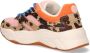 Scotch & Soda Celest leren chunky sneakers met dierenprint lichtroze multi - Thumbnail 6