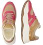 Scotch & Soda Celest leren chunky sneakers camel roze - Thumbnail 8