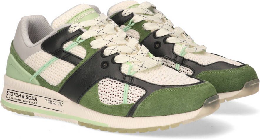 Scotch And Soda Vivex Off-White Groen