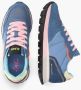 Sun68 Multicolor Nylon Sneakers met Geborduurd Monogram Blue Dames - Thumbnail 5