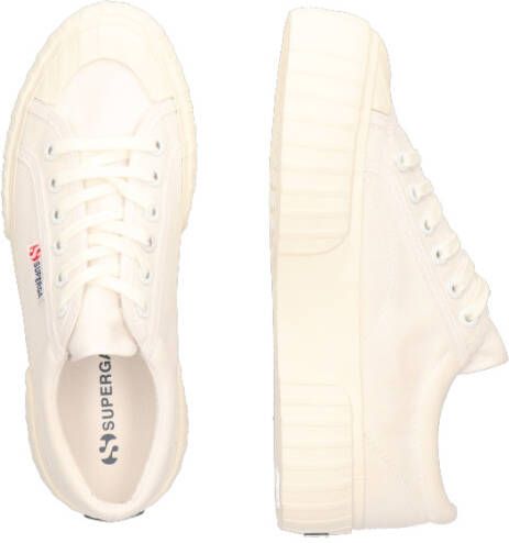 Superga 2631 Stripe Platform Wit