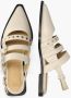 TORAL Slingbacks Dames Madison Maat: 39 Materiaal: Leer Kleur: Wit - Thumbnail 7