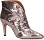 Toral Capri enkellaarsje van leer met metallic finish - Thumbnail 4