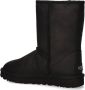 Ugg Classic Short Leather laarzen voor Dames in Black - Thumbnail 4