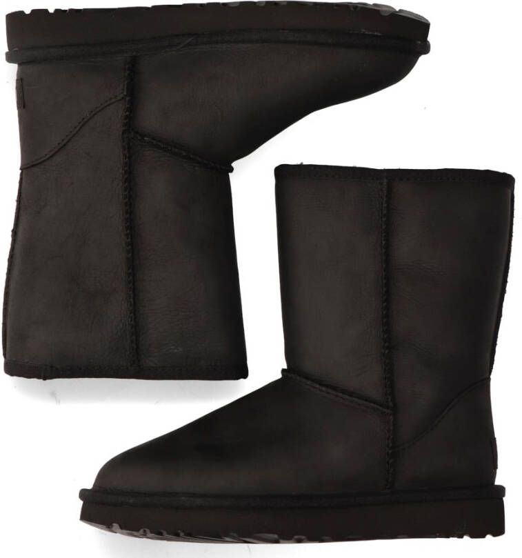 Ugg Classic Short Leather Boot Zwart