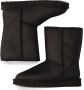 Ugg Classic Short Leather laarzen voor Dames in Black - Thumbnail 5