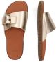 UGG Slippers Dames W Solivan Buckle Slide Maat: 36 Materiaal: Leer Kleur: Goud - Thumbnail 11