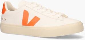 Veja Campo Chromefree Leather Wit Oranje