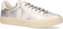 Veja Zilveren Leren Sneakers Ronde Neus Model Gray Dames - Thumbnail 6