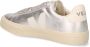Veja Zilveren Leren Sneakers Ronde Neus Model Gray Dames - Thumbnail 7