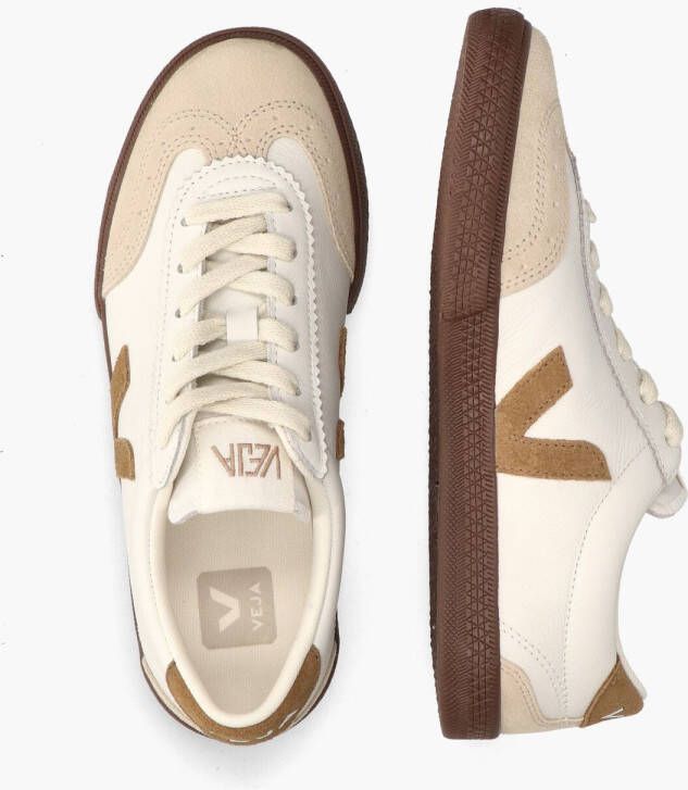Veja Volley Leather Wit Bruin