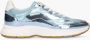FLORIS VAN BOMMEL Lage Sneakers Dames Sfw-10101 Maat: 39 Materiaal: Leer Kleur: Blauw - Thumbnail 3