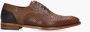 Floris van bommel De Stapper 05.16 Dark Cognac G+ Wijdte Veterschoenen - Thumbnail 3