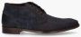 Floris van Bommel Veterschoen Floris Dressed DarkBlue Nubuck Leather SFM 50090 41 04 - Thumbnail 3