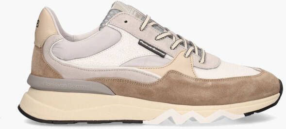 Floris van Bommel Sneakers Heren Lage sneakers Herenschoenen SFM-10155 Beige combi +