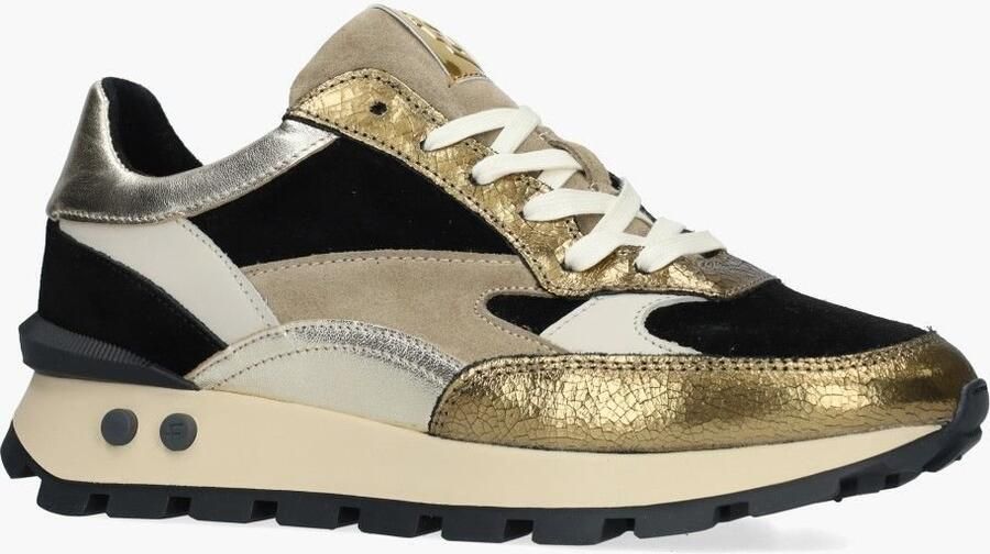 FLORIS VAN BOMMEL Sneakers Dames Sfw-10098 Blokki Maat: 39 5 Materiaal: Suède Kleur: Goud - Foto 5