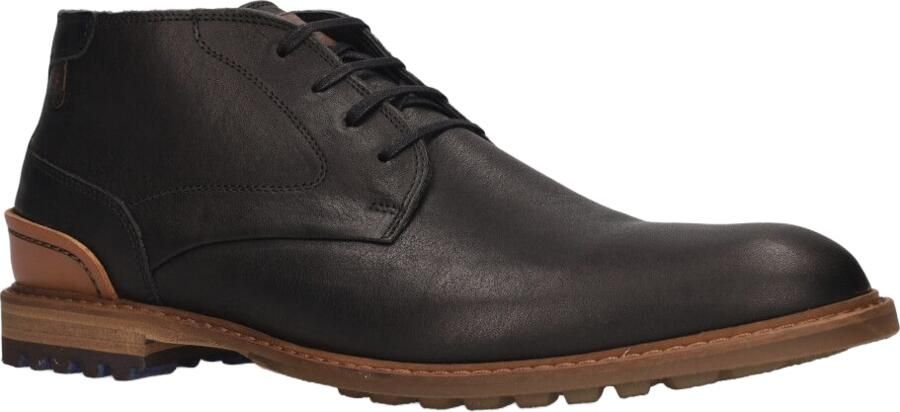 Floris van Bommel CREPI~11.15~~~~~~~~~~~~~~~~~~~ Vrije tijd half-hoog Heren veterschoen Heren sneakers Zwart - Foto 3