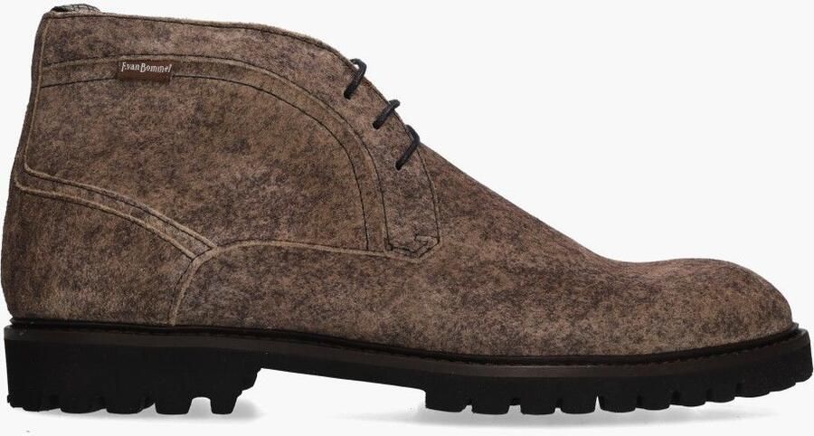 Floris van Bommel DE FLOTER 01.08 Vrije tijd half-hoog Heren veterschoen Heren sneakers Taupe - Foto 6