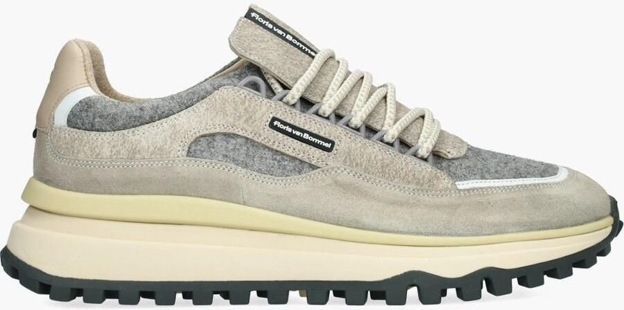 FLORIS VAN BOMMEL Lage Sneakers Heren Sfm-10248 De Gripper Maat: 48⅔ Materiaal: Suède Kleur: Beige - Foto 15