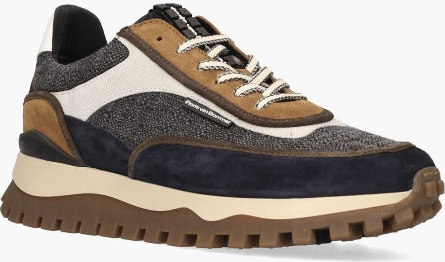 FLORIS VAN BOMMEL Lage Sneakers Heren Sfm-10138 Maat: 41⅓ Materiaal: Textiel Kleur: Grijs - Foto 3