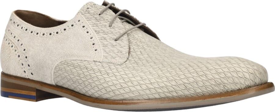 FLORIS VAN BOMMEL Nette Schoenen Heren Sfm-30361 De Stapper Maat: 45⅓ Materiaal: Textiel Kleur: Grijs - Foto 7