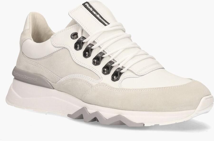 Floris van Floris van Bommel van Floris van Bommel Sneakers Heren Lage sneakers Herenschoenen Leer SFM-10135 Wit - Foto 17