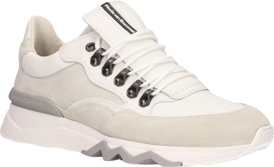 Floris van Floris van Bommel van Floris van Bommel Sneakers Heren Lage sneakers Herenschoenen Leer SFM-10135 Wit - Foto 19