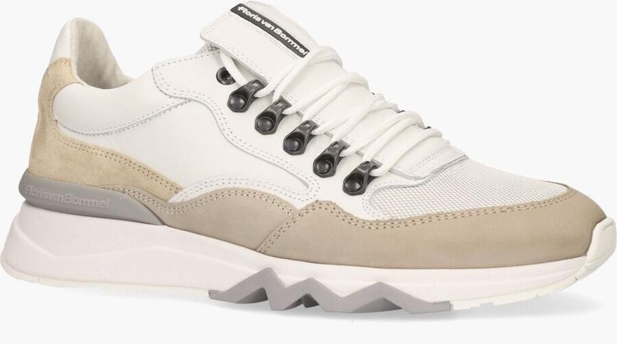 FLORIS VAN BOMMEL Lage Sneakers Heren Sfm-10135 De Zager Maat: 41⅓ Materiaal: Nubuck Kleur: Wit - Foto 5