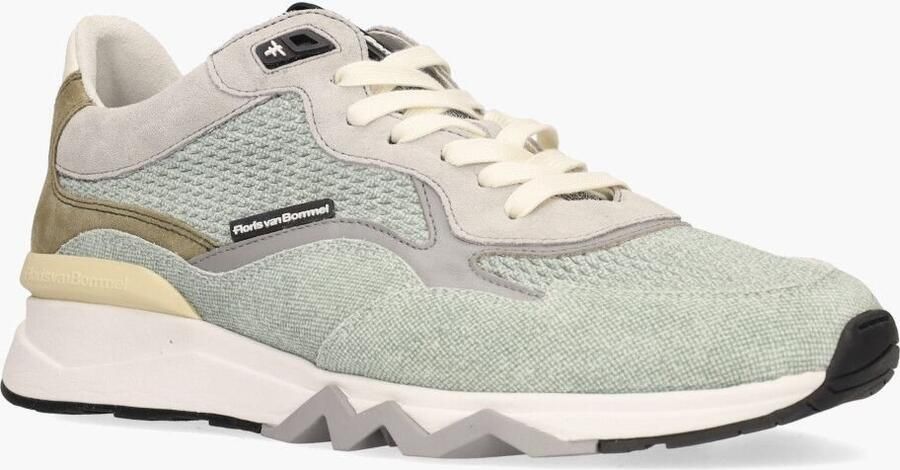 FLORIS VAN BOMMEL Lage Sneakers Heren Sfm-10136 De Zager Maat: 42 Materiaal: Suède Kleur: Groen - Foto 4