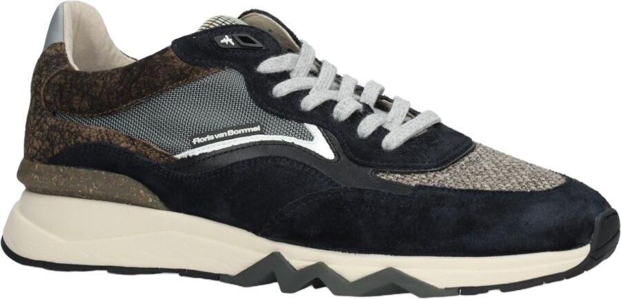 FLORIS VAN BOMMEL Lage Sneakers Heren Sfm-10238 De Gripper Maat: 44⅔ Materiaal: Suède Kleur: Blauw - Foto 11