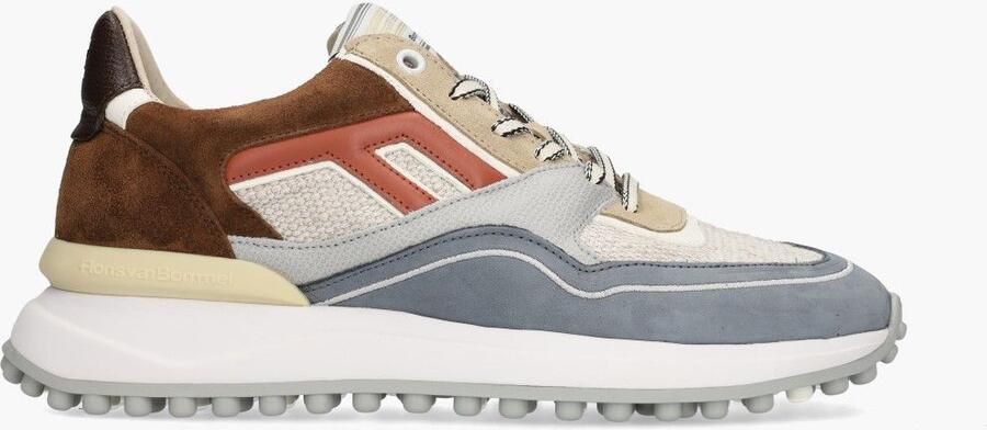 FLORIS VAN BOMMEL Lage Sneakers Heren Sfm-10139 Noppi Maat: 39⅓ Materiaal: Suède Kleur: Bruin - Foto 5
