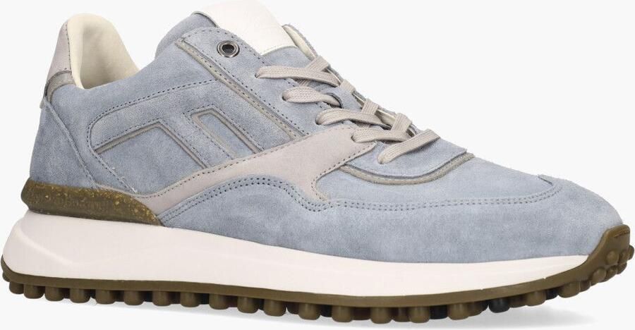 FLORIS VAN BOMMEL Lage Sneakers Heren Sfm-10223 Noppi Maat: 43⅓ Materiaal: Suède Kleur: Blauw - Foto 4