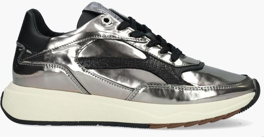 FLORIS VAN BOMMEL Lage Sneakers Dames Sfw-10138 Suvi Maat: 42 Materiaal: Leer Kleur: Zilverkleurig - Foto 10