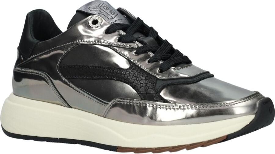 FLORIS VAN BOMMEL Lage Sneakers Dames Sfw-10138 Suvi Maat: 36 Materiaal: Leer Kleur: Zilverkleurig - Foto 11