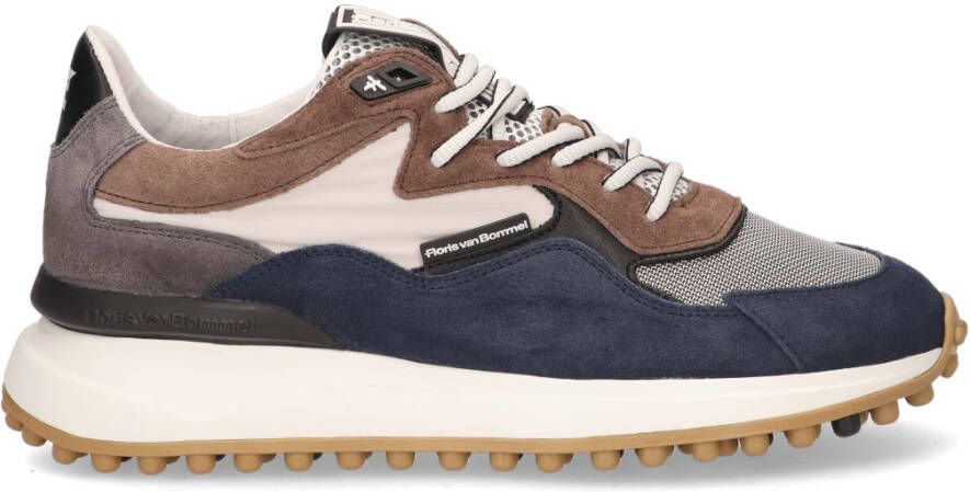 Floris van Bommel 10116 40 01 Volwassenen Lage sneakersVrije tijdsschoenen  Kleur Blauw - Schoenen.nl