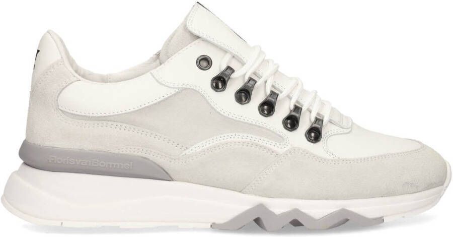 Floris van Floris van Bommel van Floris van Bommel Sneakers Heren Lage sneakers Herenschoenen Leer SFM-10135 Wit - Foto 19