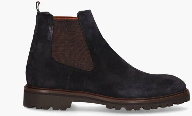 Floris van Floris van Bommel van Floris van Bommel Chelsea boots Heren Boots Laarzen Herenschoenen Suède SFM-60018 Zwart - Foto 4