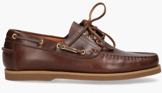 Van bommel 30164 Nava 01.06 Red Brown G+ Wijdte Veterschoenen