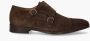 Floris van Floris van Bommel Van Bommel Instappers Heren Gespschoenen Herenschoenen Suède SBM-30020 Taupe - Thumbnail 10