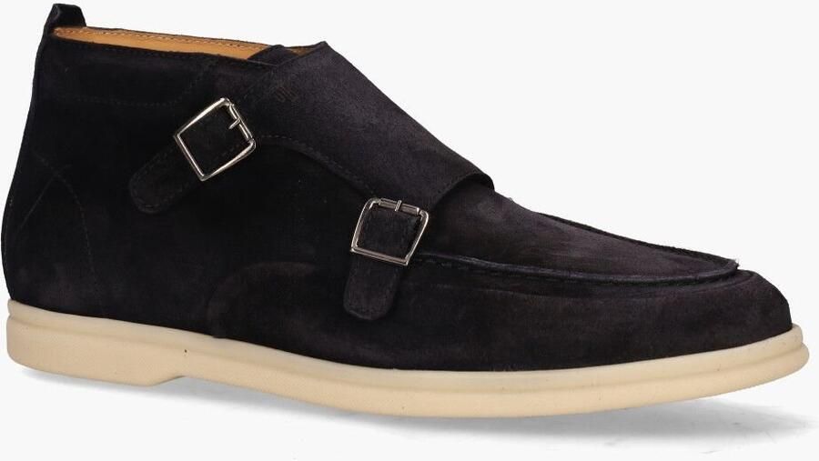 Van Bommel Instappers Heren Gespschoenen Herenschoenen Suède SBM-50040 Blauw - Foto 5