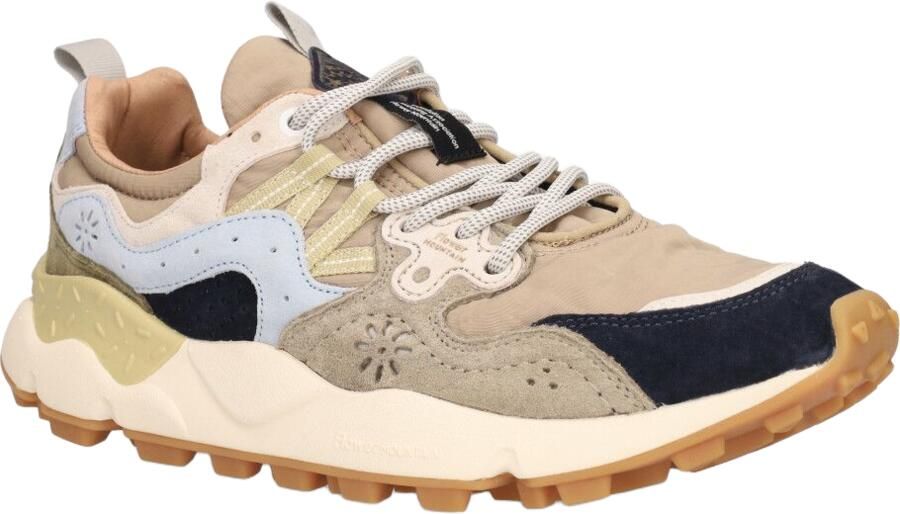 Flower Mountain Suede and technical fabric sneakers Yamano 3 MAN Beige Heren - Foto 9