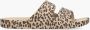 Freedom Moses slippers met panterprint beige Kunststof Panterprint 37 38 - Thumbnail 3