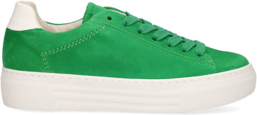 Gabor Sneaker van suède met rits en uitneembaar voetbed Gray Heren - Foto 8