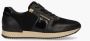 Gabor Zwarte Leren Sneakers Black Dames - Thumbnail 2