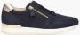 Gabor Blauw Gouden Suède Sneakers Multicolor Dames - Thumbnail 3