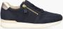 Gabor Blauw Gouden Suède Sneakers Multicolor Dames - Thumbnail 3