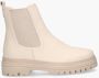 Gabor Enkellaarsjes Dames Chelsea Boots Nubuckleer Wit - Thumbnail 2